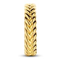 Ti Sento Braided Gold Plated Ring