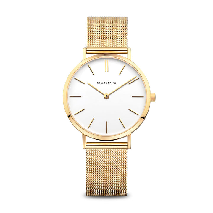 Bering 34mm Classic Mesh Quartz Watch 14134-331