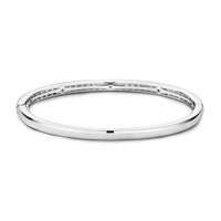 Ti Sento Cubic Zirconia Channel Set Bangle