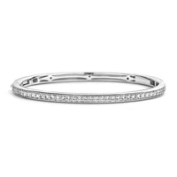 Ti Sento Cubic Zirconia Channel Set Bangle