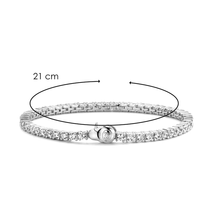 Ti Sento Cubic Zirconia Tennis Bracelet