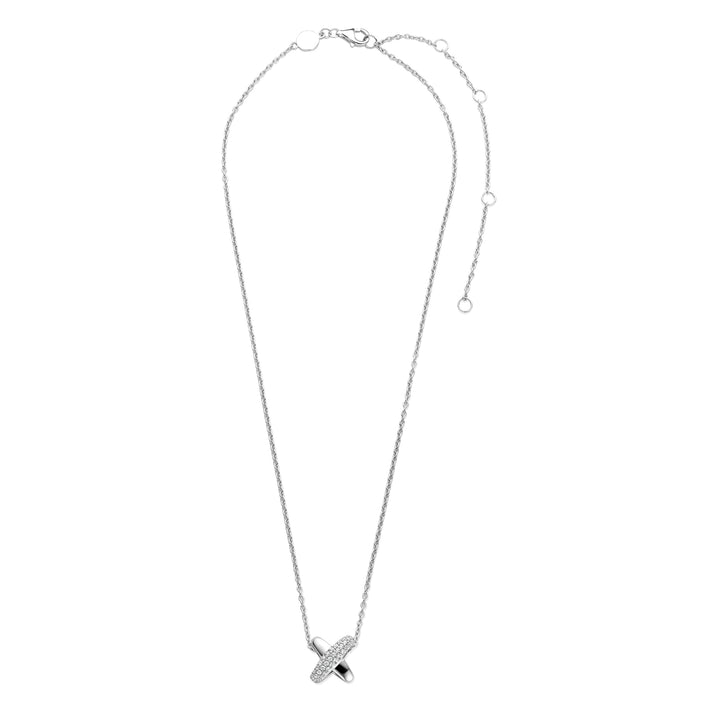 Ti Sento Cubic Zirconia Cross Shape Necklace