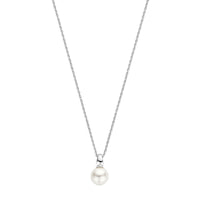 Ti Sento Synthetic Pearl Drop Necklace