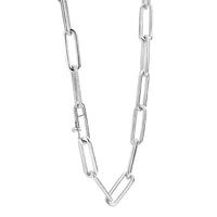 Ti Sento Cubic Zirconia Oval Linked Necklace - Michael Jones Jeweller