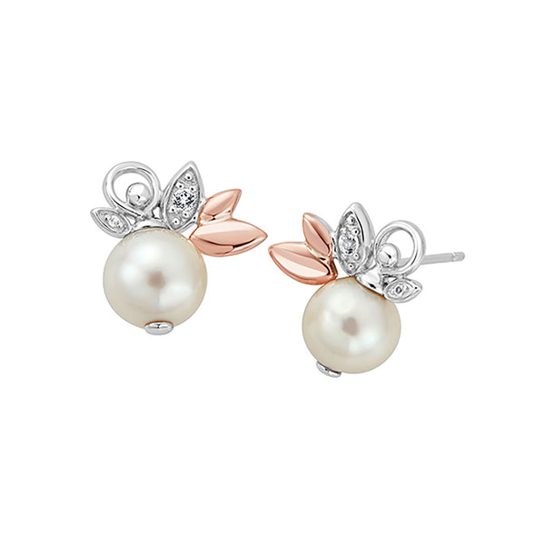 Gold Small Open Circle Pearl Earrings - Lovisa