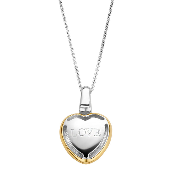 Ti Sento Pavé Cubic Zirconia Heart Pendant