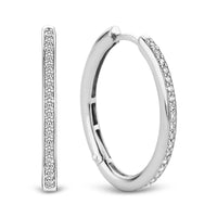 Ti Sento Cubic Zirconia Hoop Earrings - Michael Jones Jeweller