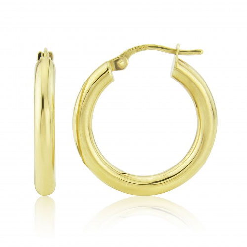 Small 9ct Yellow Gold Hoop Earrings