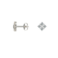 Amore Silver Serenity Cubic Zirconia Earrings