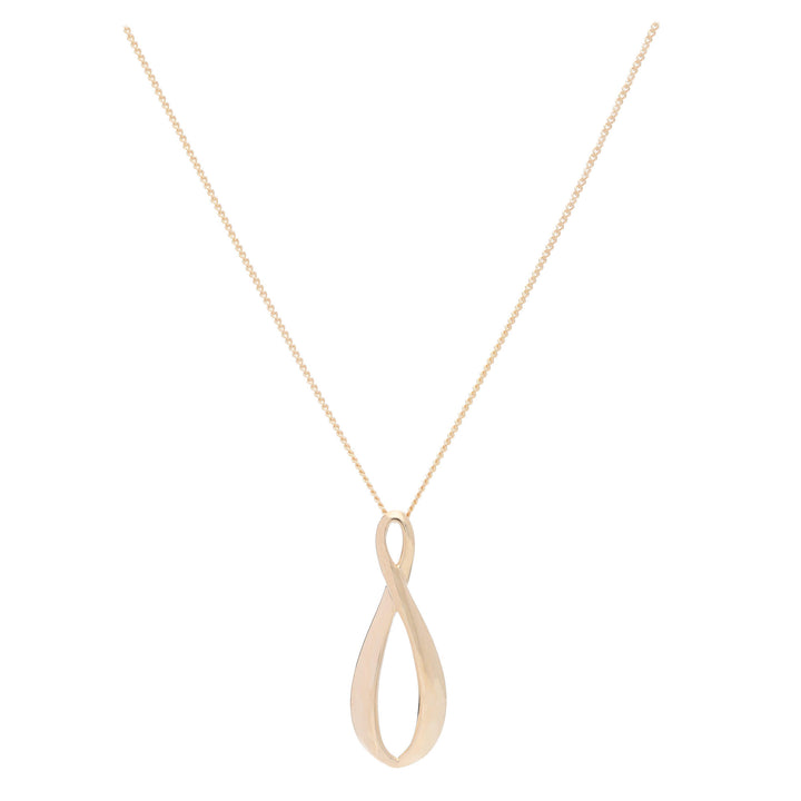 Figure of Eight 9ct Yellow Gold Necklace