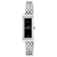 Gucci G-Frame Iconic 14 x 34mm  Diamond Set Quartz Watch YA127504